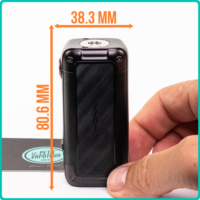 Dimensions de la Box Gozee Nex Innokin